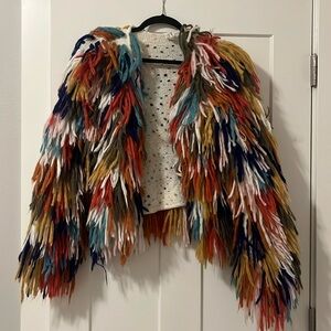 Andy Bagus Shag jacket multi color